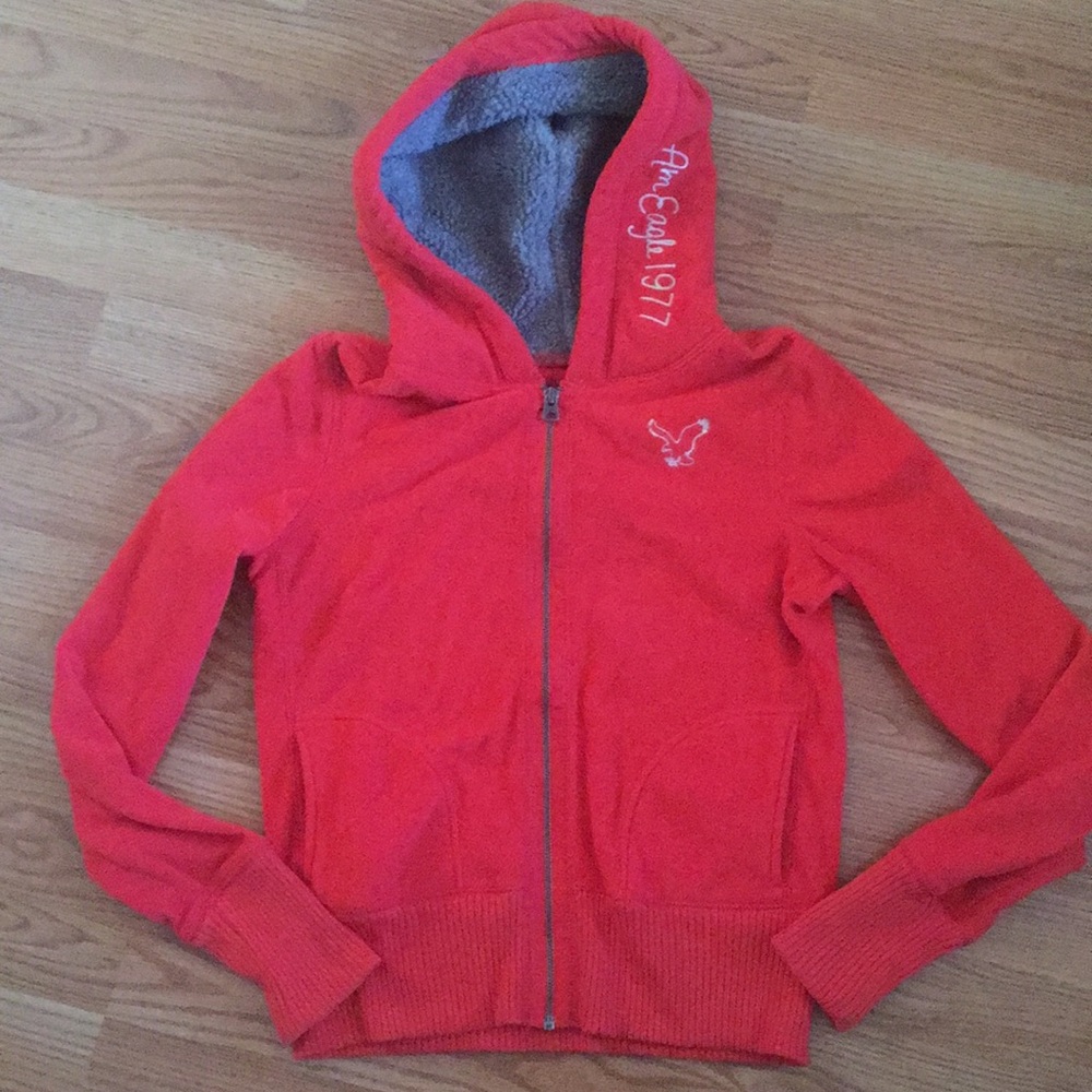 ••SOLD••American Eagle Fleece Jacket